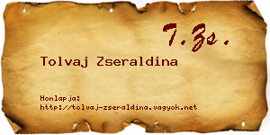 Tolvaj Zseraldina névjegykártya
